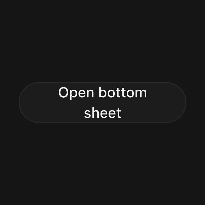 Bottom Sheet