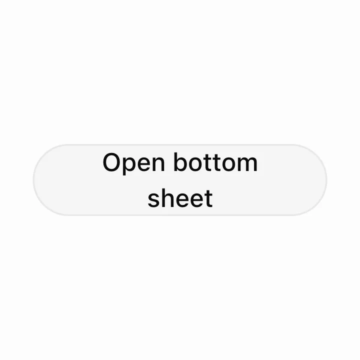 Bottom Sheet