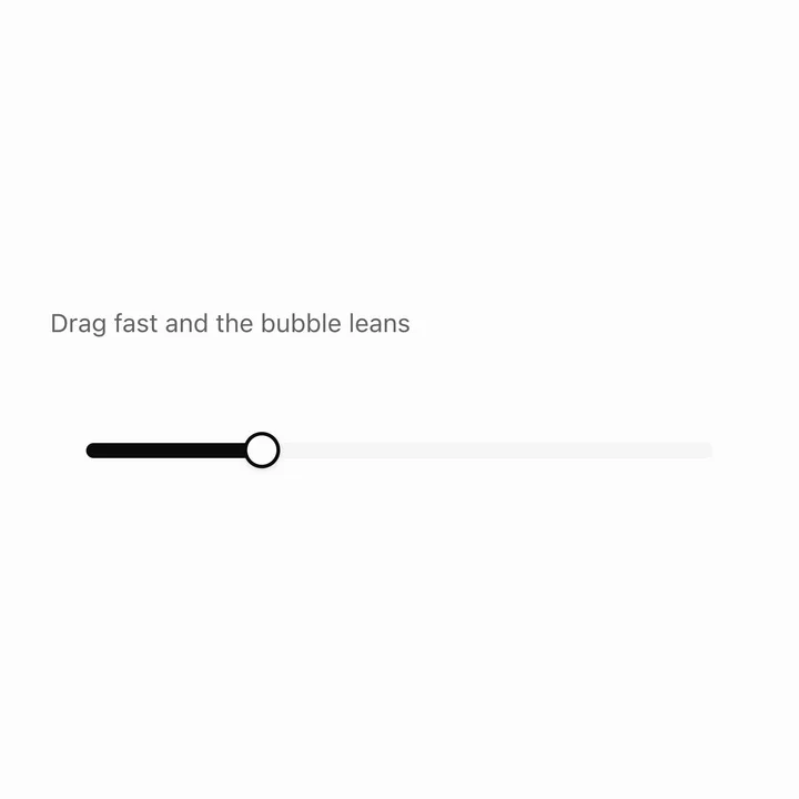 Range Slider Bubble Slider