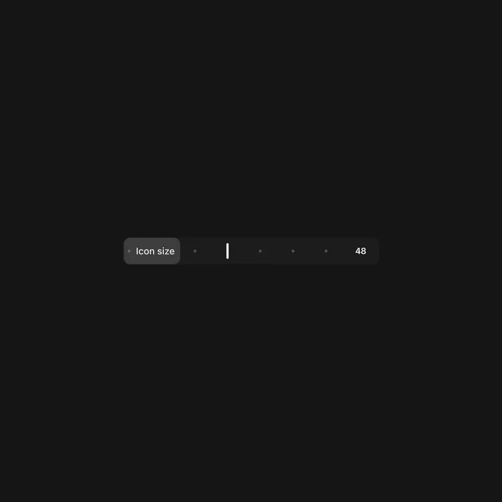 Range Slider Inline Slider