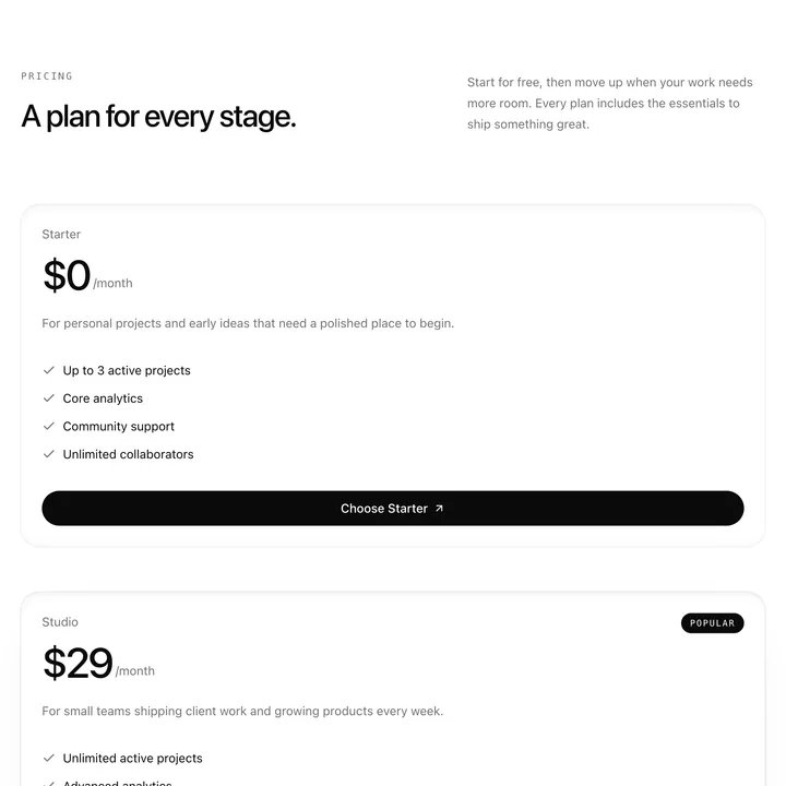 Pricing 01