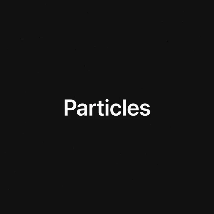 Particles