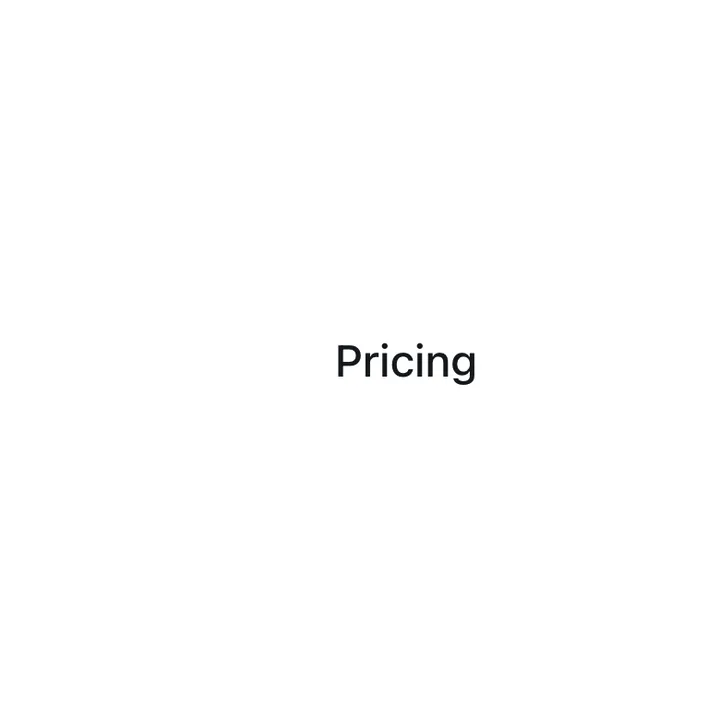 Pricing Slide Link
