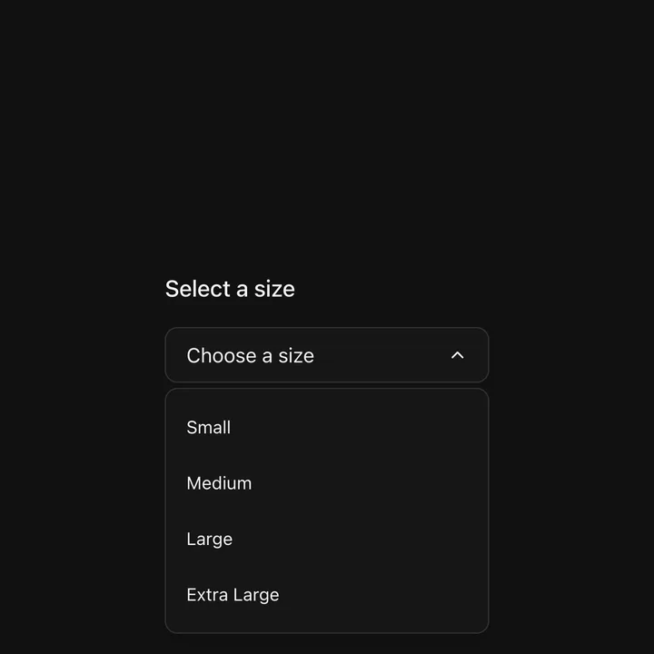 Basic Dropdown