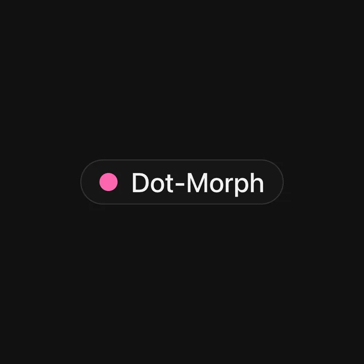 Dot Morph Button