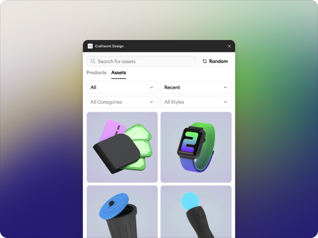 Craftwork Figma plugin interface