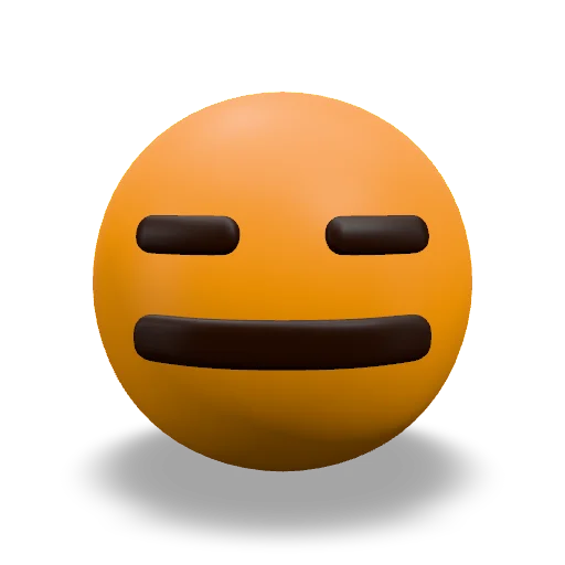 Expressionless Face 3D model