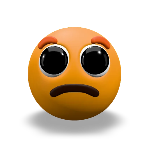 Pleading Face 3D model