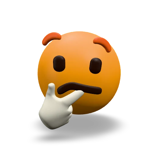 Thinking Face 3D model