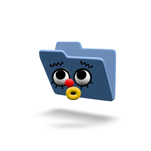 Folder 3D model