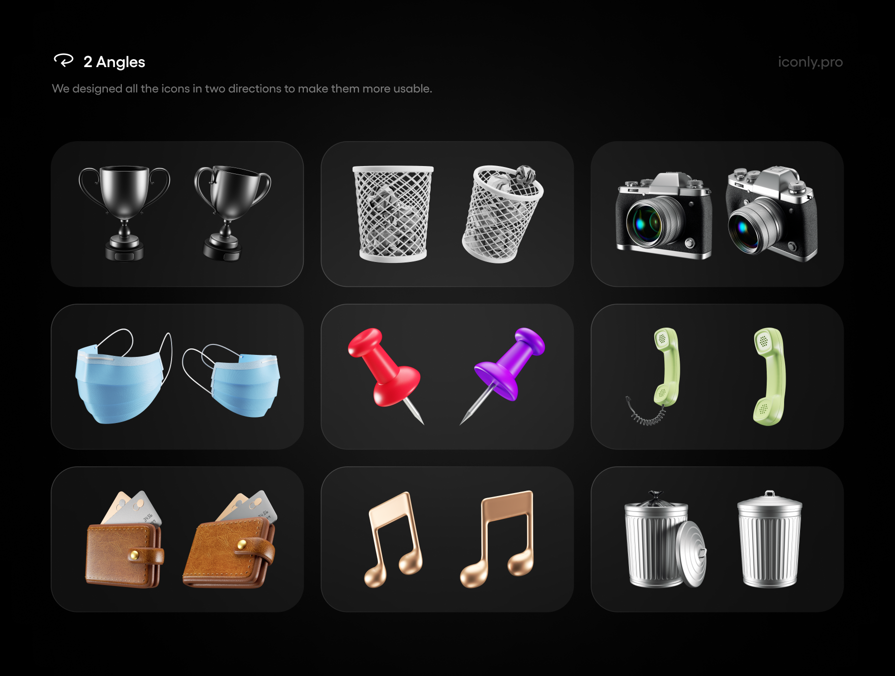 Iconly Pro 3D Icons — preview 7